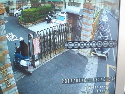 蔡嫌騎車返家