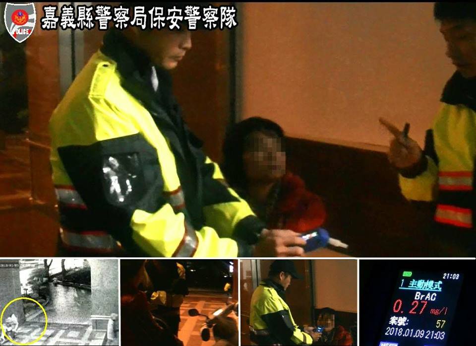 【酒後登門催債起口角 糊塗醉婦酒駕送辦】
