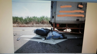 機車遭追撞