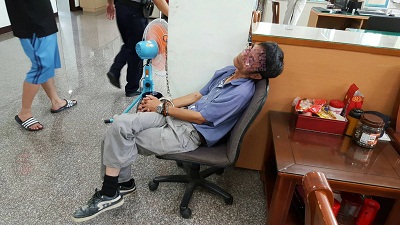 肇事人酒醉不醒人事