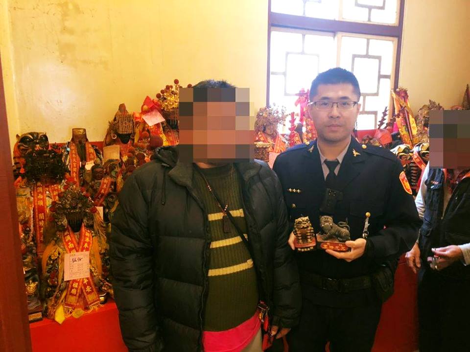 【虎爺顯神威 竊嫌太歲上動土遭眼尖巡邏警緝獲】