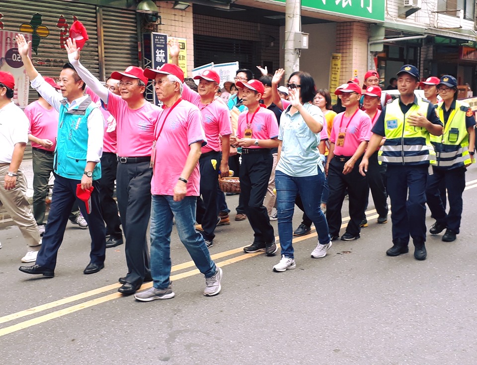 【2019全台獨嘉 恭迎大士爺金身-創意踩街祈福遶境活動 民雄警執行維安及交管勤務】