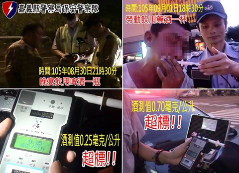 心存僥倖醉上路 遇警酒測徒認栽