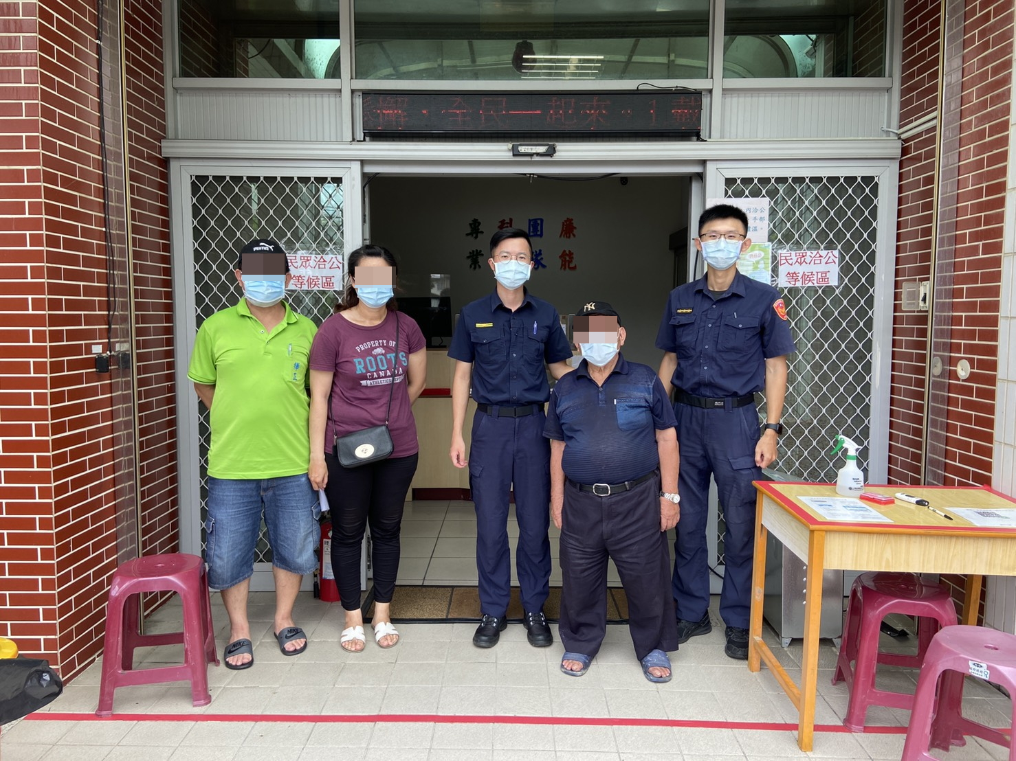 【民雄波麗士積極搜尋 協助走失民眾返家】