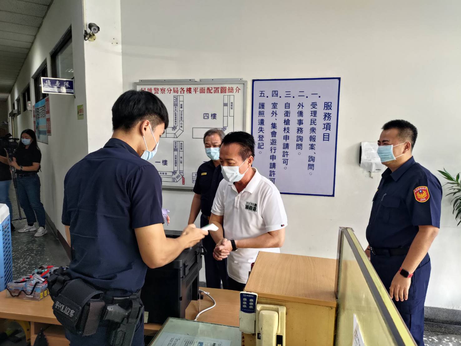 【嘉縣民雄警迅速偵破砍人案 縣長蒞臨民雄分局鼓勵士氣】
