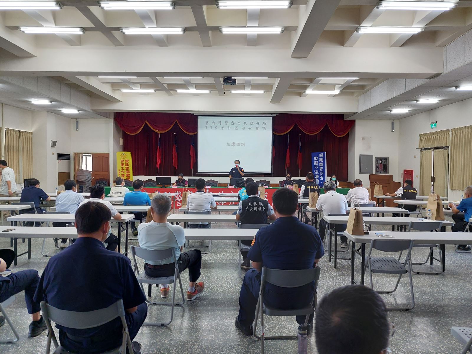 【📣📣民雄分局110年社區治安會議-宣導婦幼、毒品、詐騙、防制酒駕!📢📢】