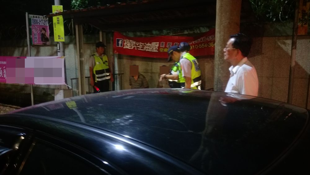 【民雄警執行擴大臨檢，起獲海洛因毒品及制式子彈】