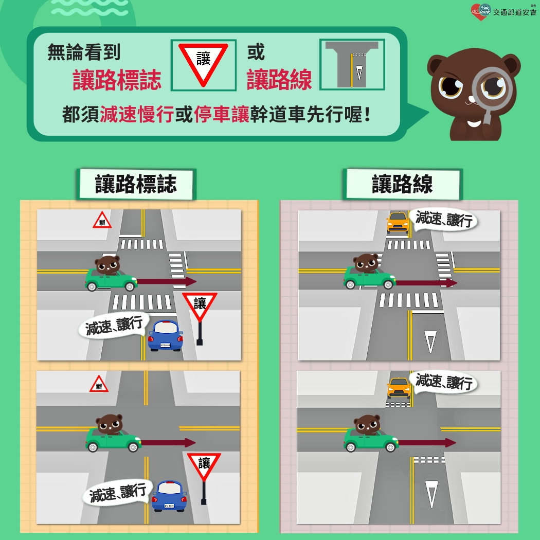 「停」「讓」